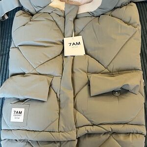 NWT 7AM Enfant Blanket 212 Evolution stroller footmuff in quilted Mirage Blue